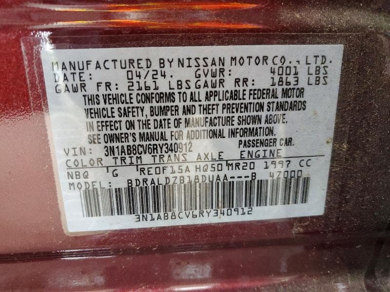 2024 NISSAN SENTRA SV 13