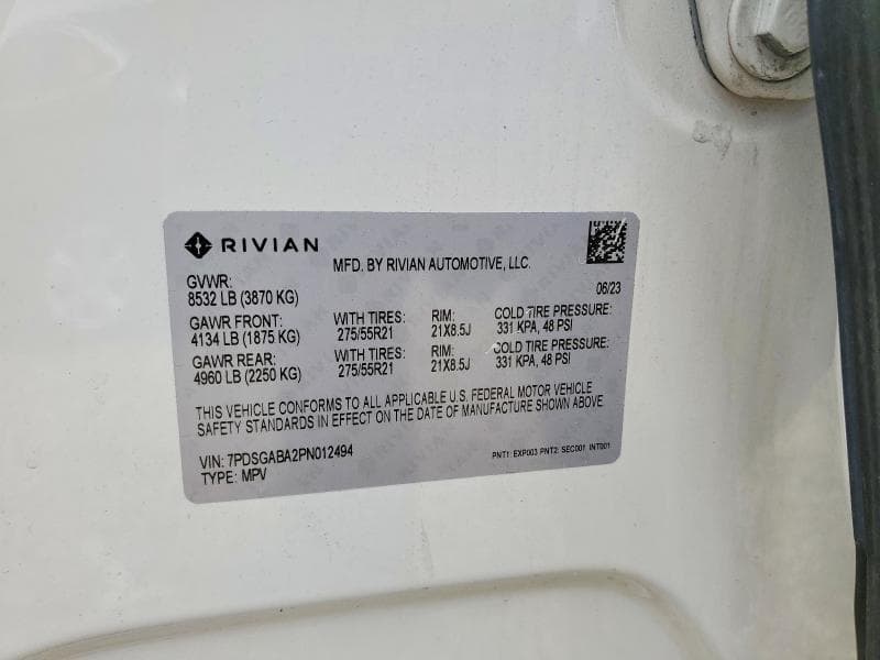 2023 RIVIAN R1S ADVENTURE 14