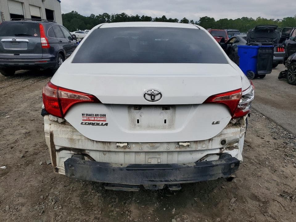 2017 TOYOTA COROLLA LE 6