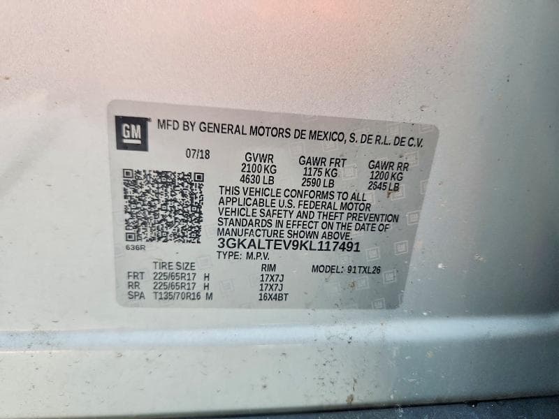 2019 GMC TERRAIN SLE 13