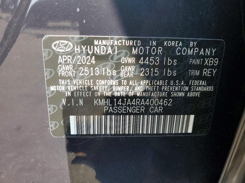 2024 HYUNDAI SONATA SEL 12