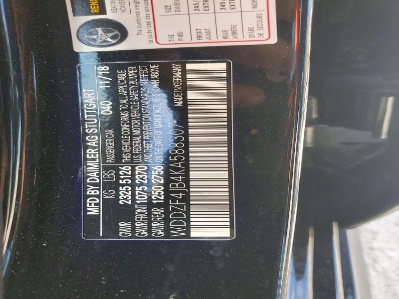 2019 MERCEDES-BENZ E 300 13
