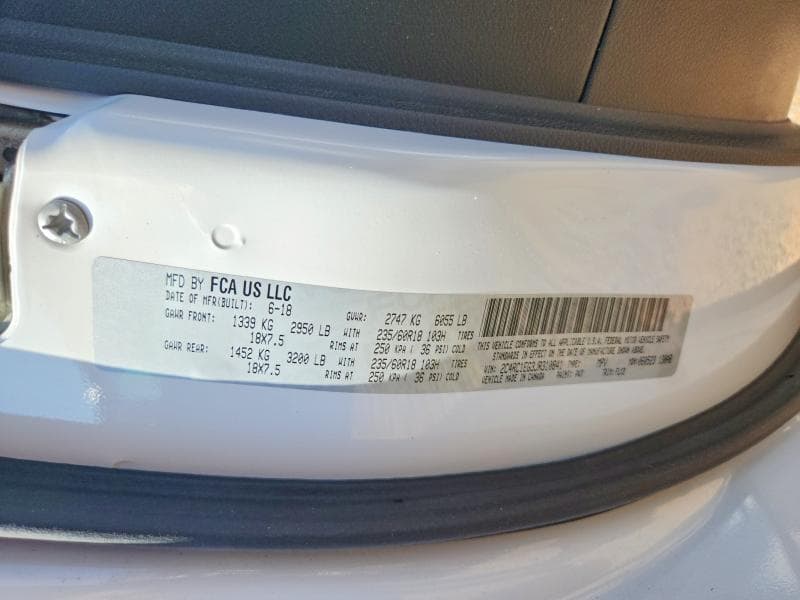 2018 CHRYSLER PACIFICA TOURING L PLUS 14