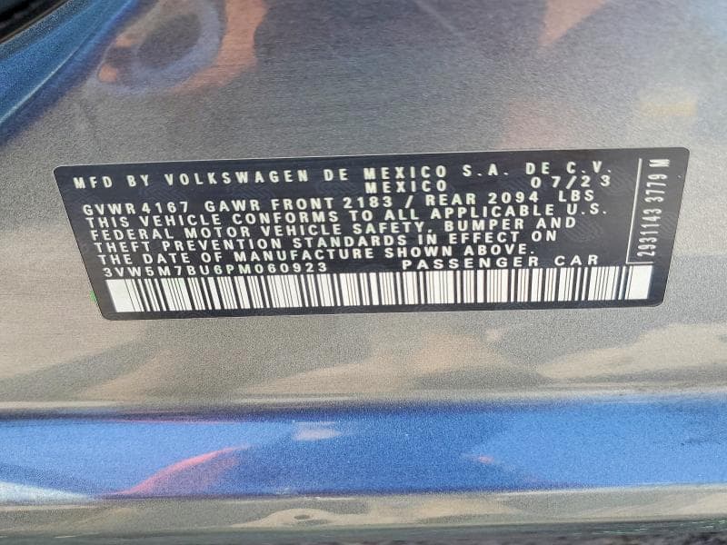 2023 VOLKSWAGEN JETTA S 13