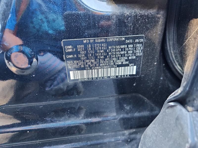 2021 SUBARU ASCENT PREMIUM 14