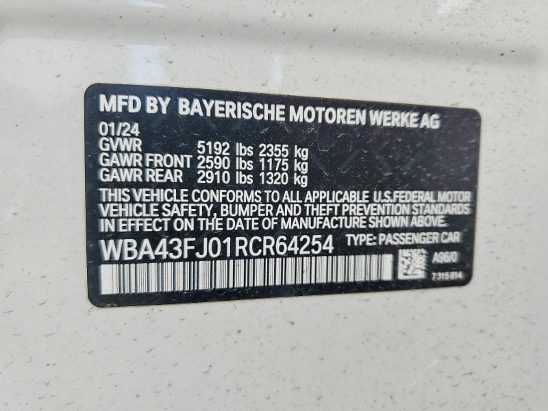 2024 BMW 530 I 12