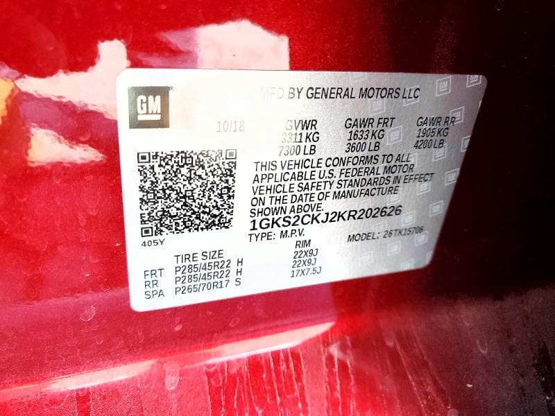 2019 GMC YUKON DENALI 13
