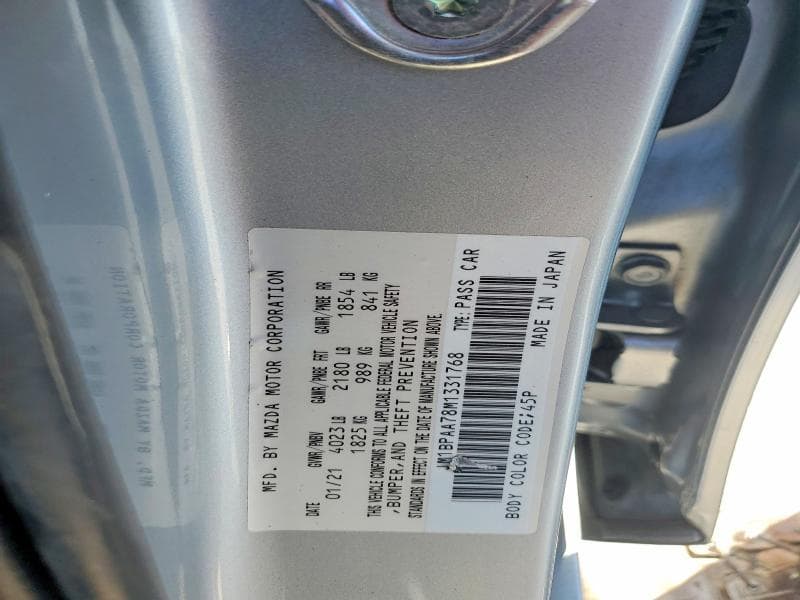 2021 MAZDA 3 12