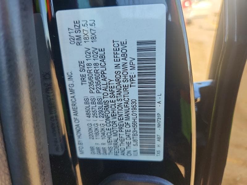 2017 ACURA RDX TECHNOLOGY 13