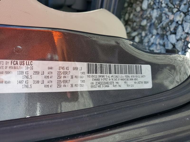 2017 DODGE GRAND CARAVAN SXT 13