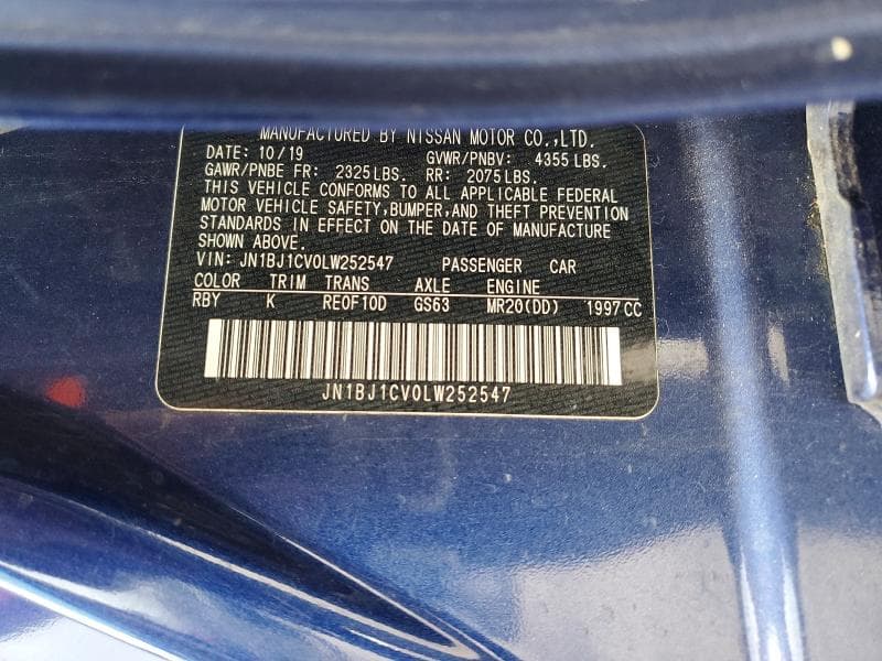 2020 NISSAN ROGUE 14