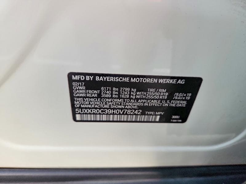 2017 BMW X5 XDRIVE35I 13