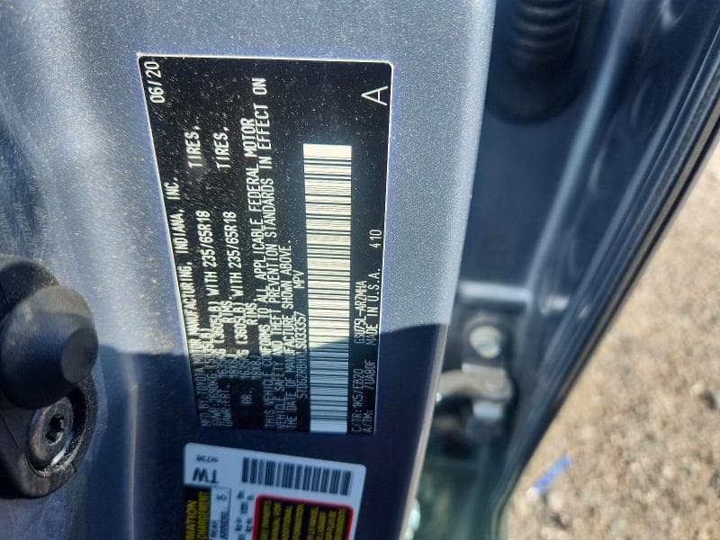 2020 TOYOTA HIGHLANDER XLE 14