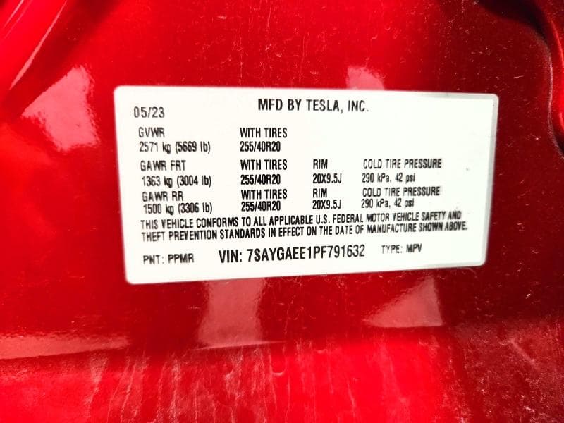 2023 TESLA MODEL Y 12