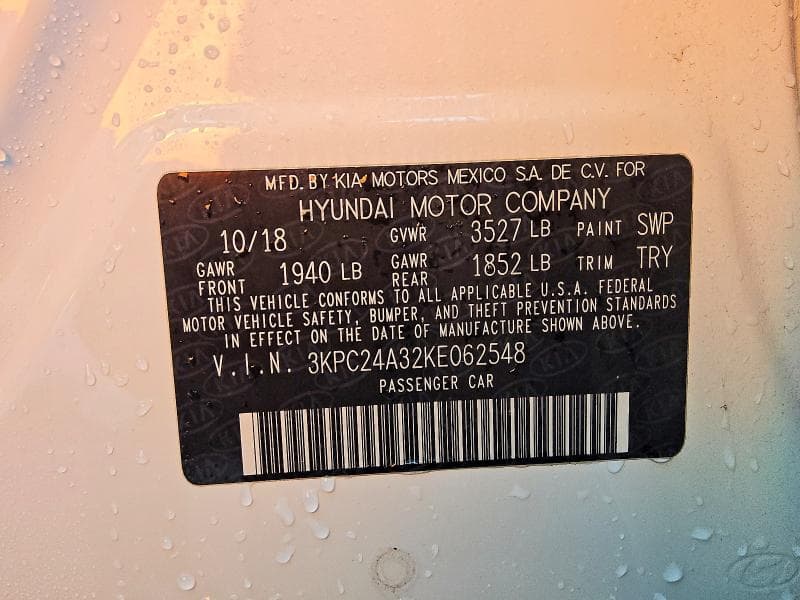 2019 HYUNDAI ACCENT SE 12