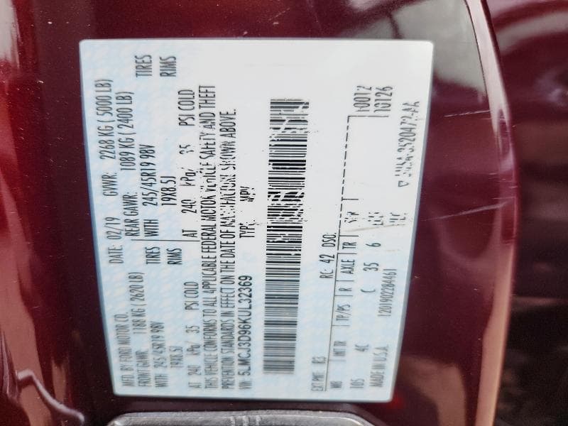 2019 LINCOLN MKC RESERVE 12