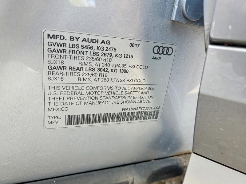 2018 AUDI Q5 PREMIUM PLUS 12