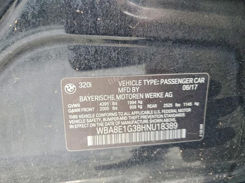 2017 BMW 320 I 12