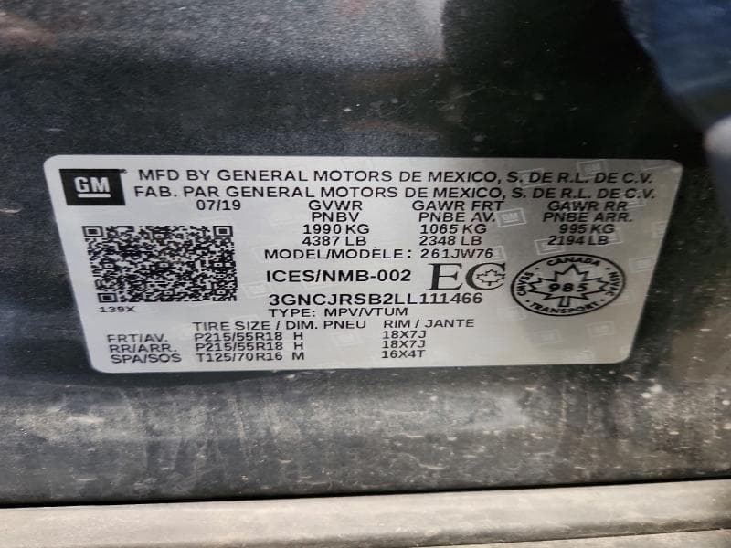 2020 CHEVROLET TRAX PREMIER 13