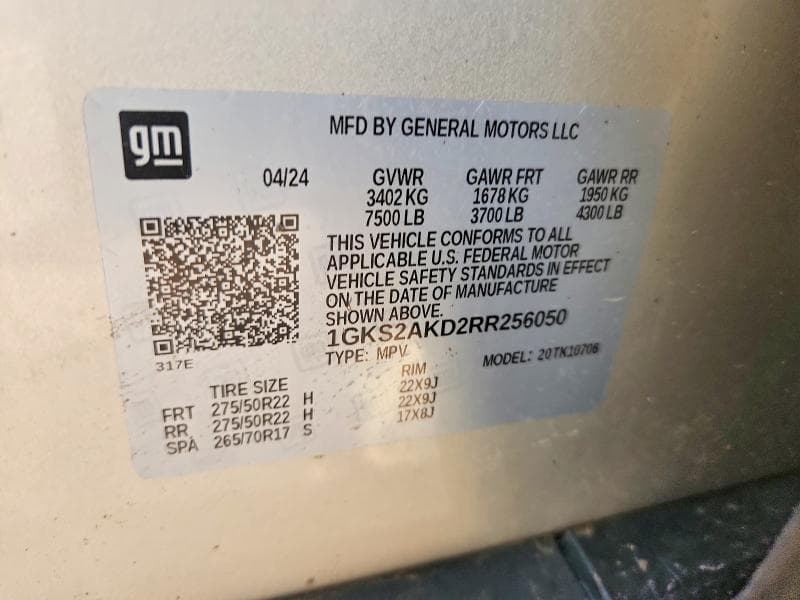 2024 GMC YUKON SLE 13