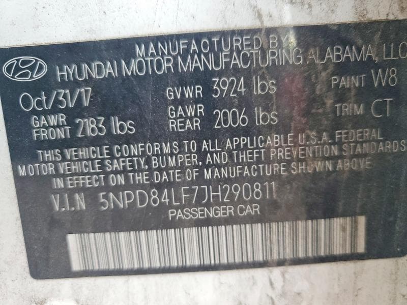 2018 HYUNDAI ELANTRA SEL 12