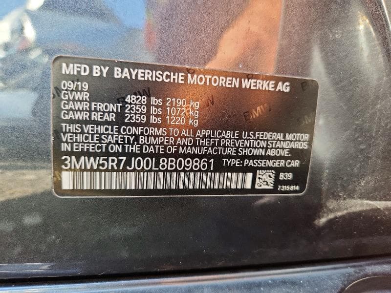 2020 BMW 330XI 12