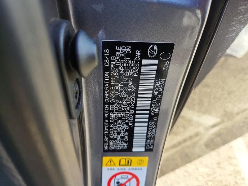 2019 LEXUS ES 300H 13
