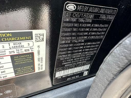 2018 LAND ROVER RANGE ROVER AUTOBIOGRAPHY 10