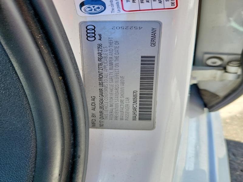 2018 AUDI A6 PRESTIGE 12