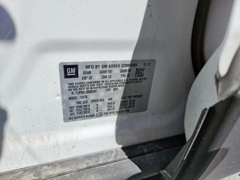 2018 CHEVROLET TRAX 1LT 12