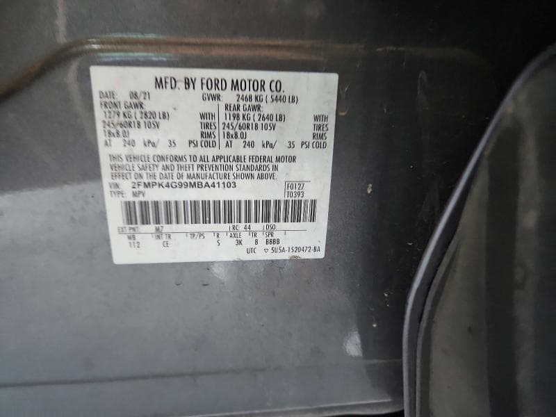 2021 FORD EDGE SE 13