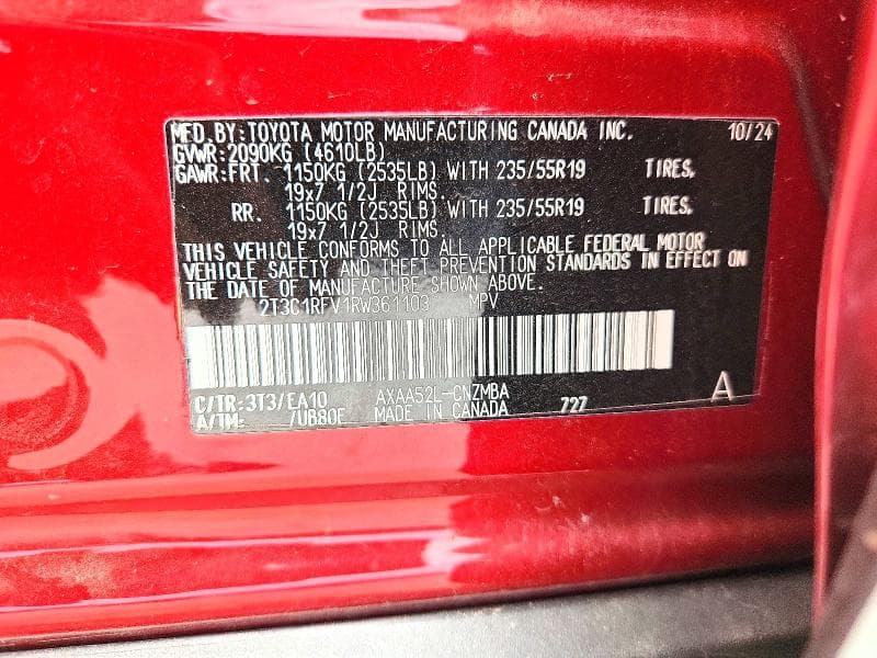 2024 TOYOTA RAV4 XLE PREMIUM 12