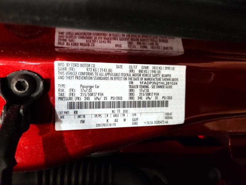 2017 FORD FOCUS TITANIUM 12