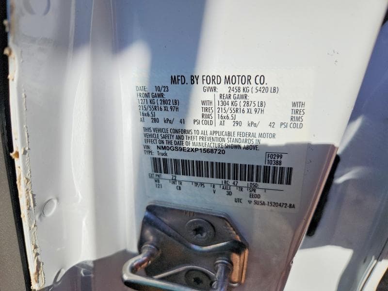 2023 FORD TRANSIT CONNECT XL 13