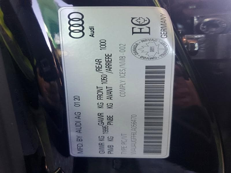 2020 AUDI A3 PREMIUM 13