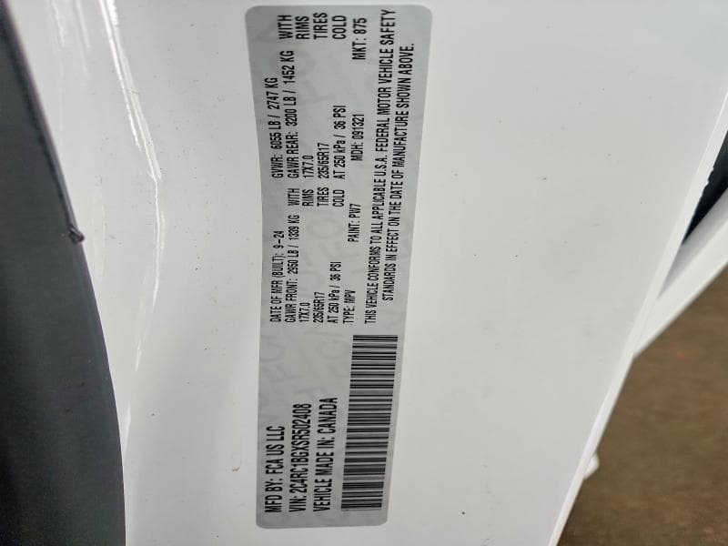 2025 CHRYSLER PACIFICA SELECT 13