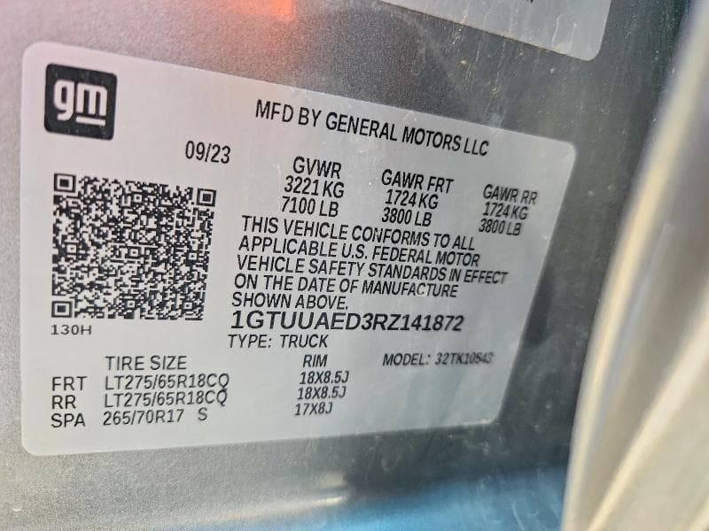 2024 GMC SIERRA K1500 12