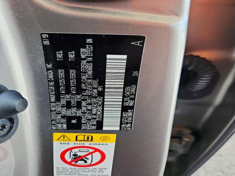 2019 LEXUS RX 350 BASE 12