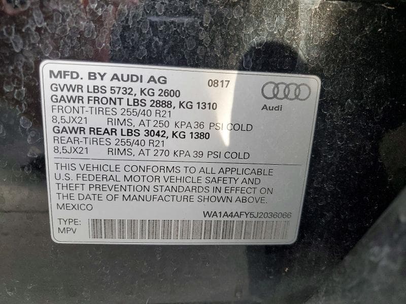 2018 AUDI SQ5 PREMIUM PLUS 13