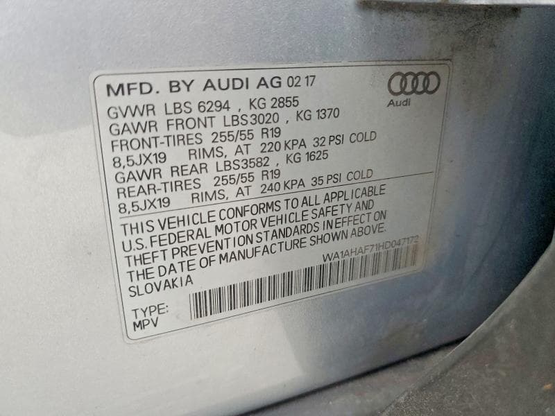 2017 AUDI Q7 PREMIUM 13
