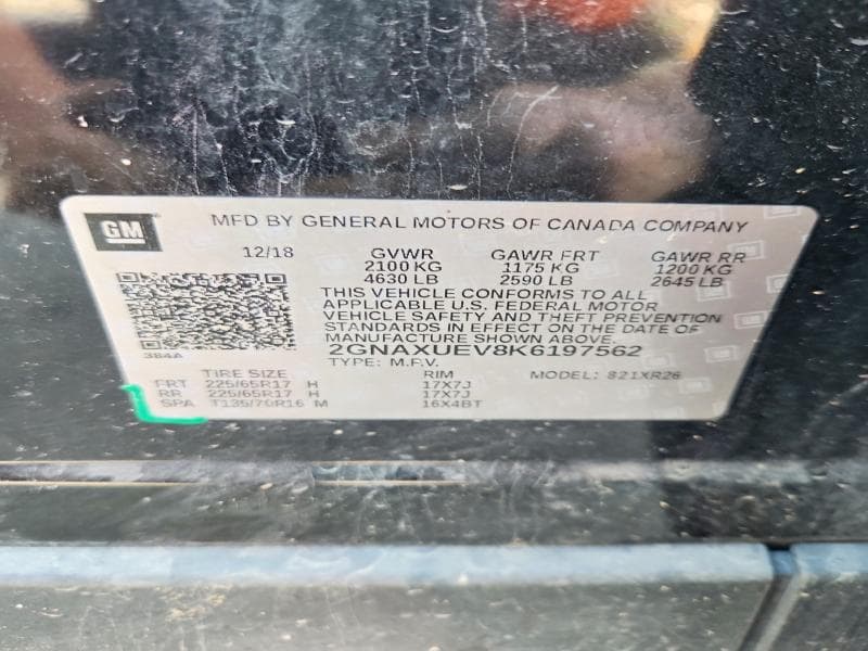 2019 CHEVROLET EQUINOX LT 13