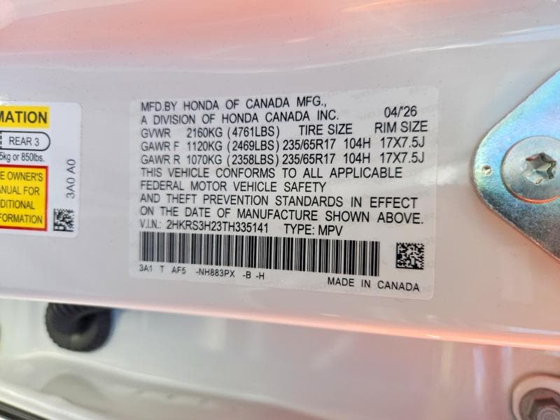 2026 HONDA CR-V LX 13