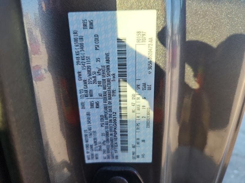 2023 FORD F150 SUPER CAB 12