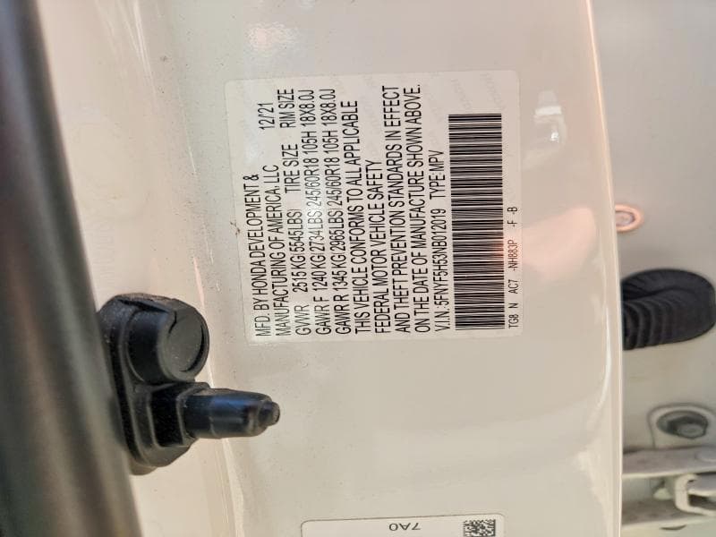 2022 HONDA PILOT EXL 14