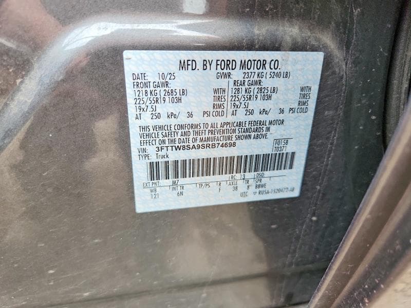 2025 FORD MAVERICK LARIAT 12