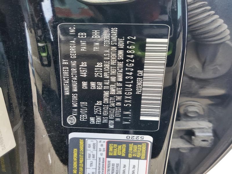 2018 KIA OPTIMA EX 12