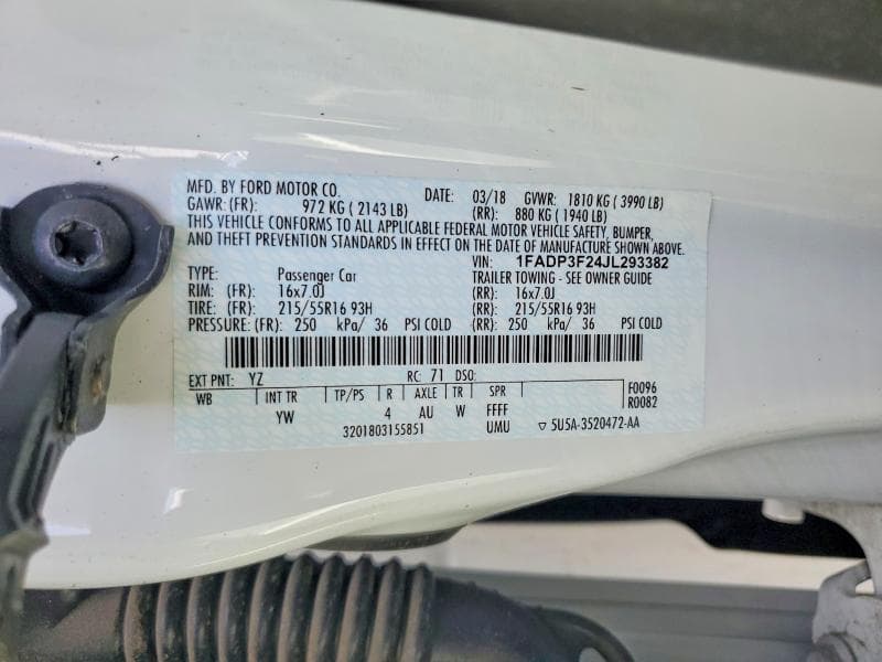 2018 FORD FOCUS SE 12