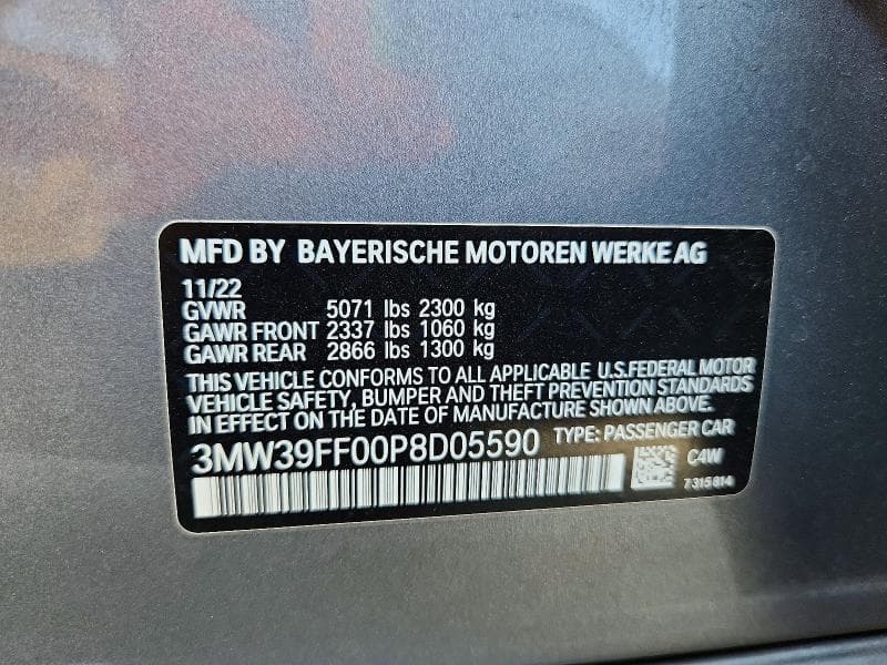 2023 BMW 330E 12