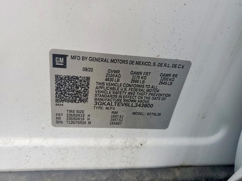 2020 GMC TERRAIN SLE 14