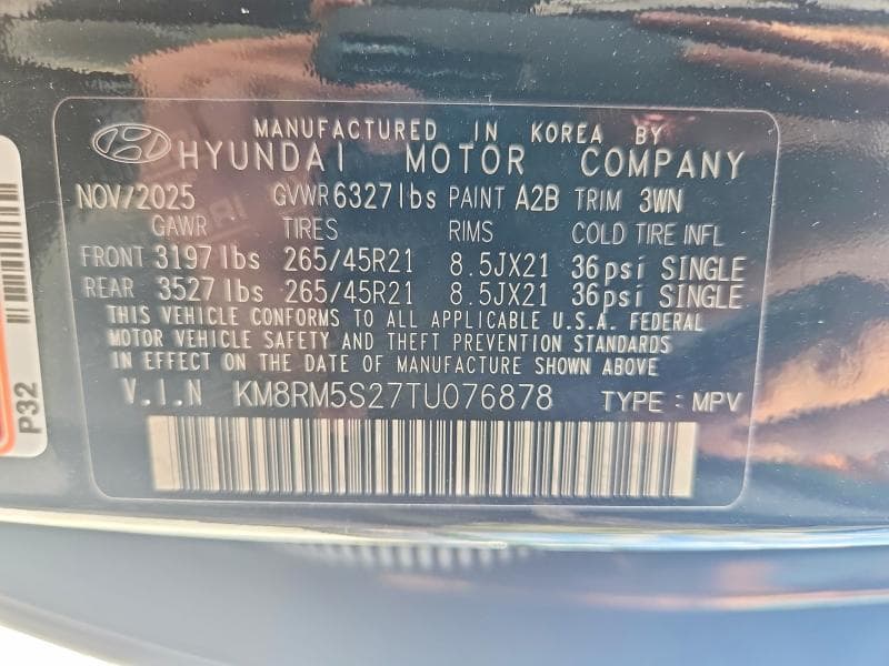 2026 HYUNDAI PALISADE CALLIGRAPHY 14